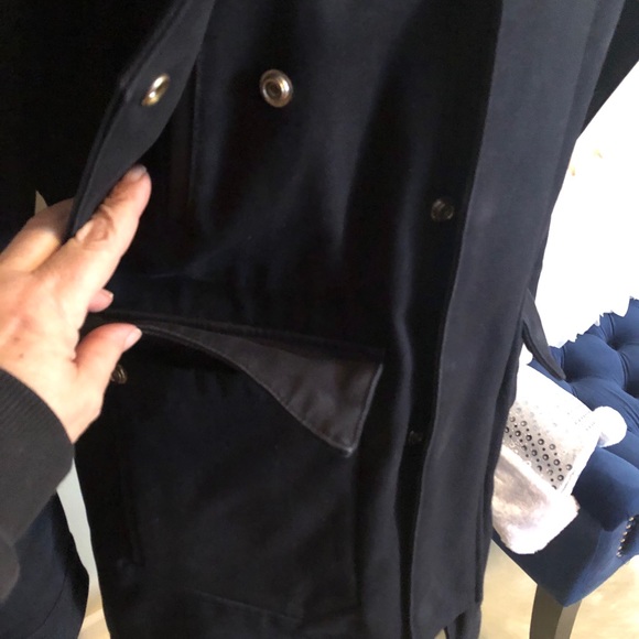 THE KOOPLES navy winter coat size xs - Picture 10 of 16